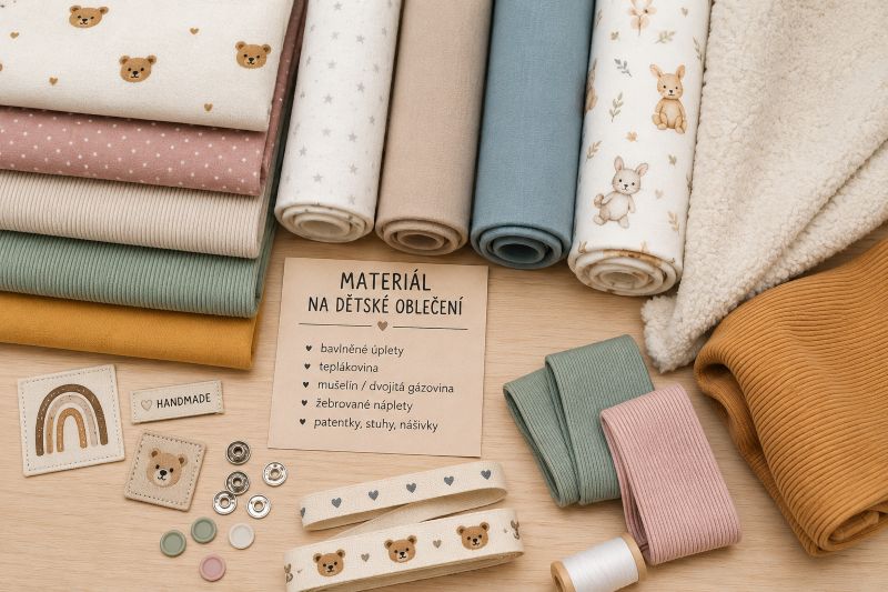 Průvodce materiály dětského oblečení: Jaký materiál vybrat a kdy se opravdu hodí?