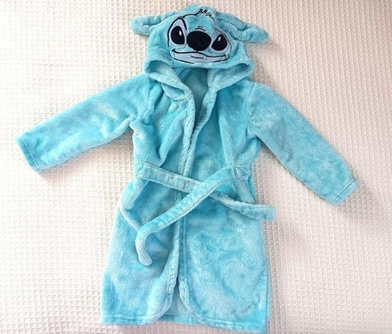 Plyšový župan Stitch, tyrkysový, vel. 92 - Disney–98