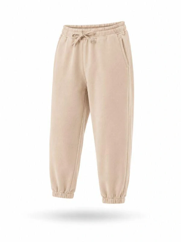 Dětské zateplené tepláky – béžové, vel. 128 - M&S