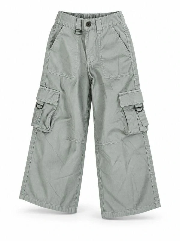Dětské unisex cargo kalhoty se širokými nohavicemi, vel. 128 - Primark