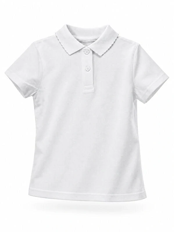 Dívčí bílé polo tričko, 5–6 let - F&F