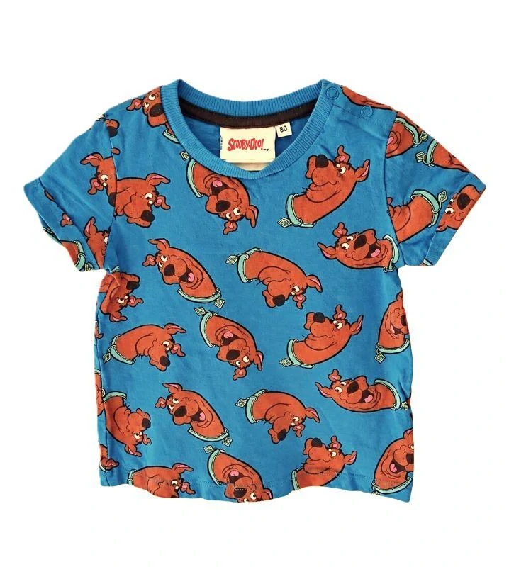 Chlapecké triko s celoplošným potiskem, vel. 80 - Scooby-Doo