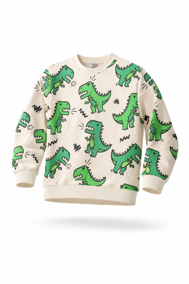 tepláková mikina s dinosaury - H&M