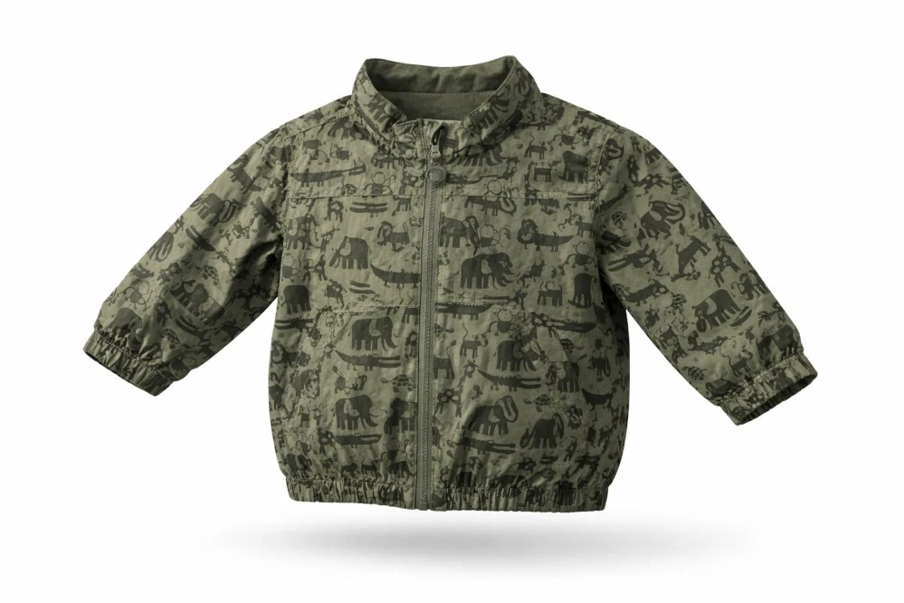 khaki větrovka safari - H&M