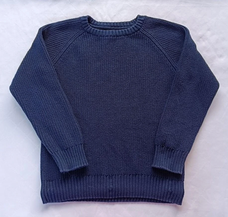 bavlněný řádkovaný svetr - H&M