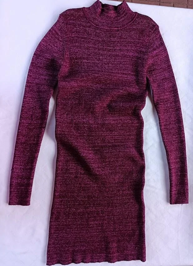 Pletené šaty na tělo se stojáčkem - Primark