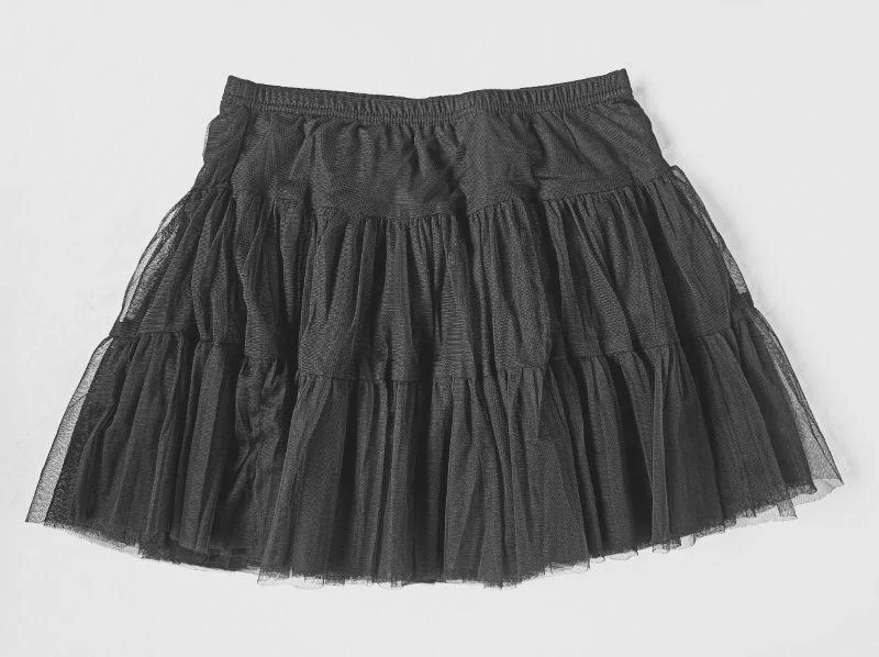 tylová kanýrová sukně - H&M