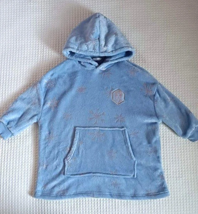 Televizní plyšová mikina Frozen Elsa, světle modrá, vel. 116 - M&S