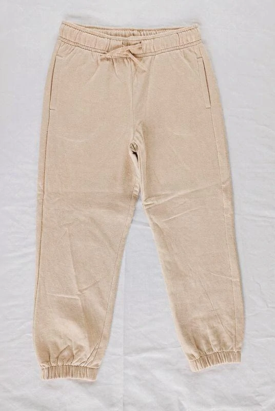 Dětské zateplené tepláky – béžové, vel. 128 - M&S