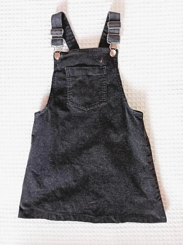 Dívčí rostoucí laclová sukně, vel. 122 – tmavě šedý manšestr - Denim Co.