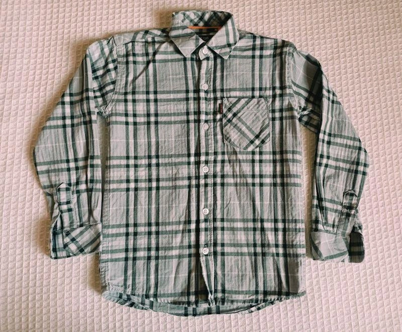 Chlapecká kostkovaná košile, vel. cca 5–6 let - Boyce Jeans