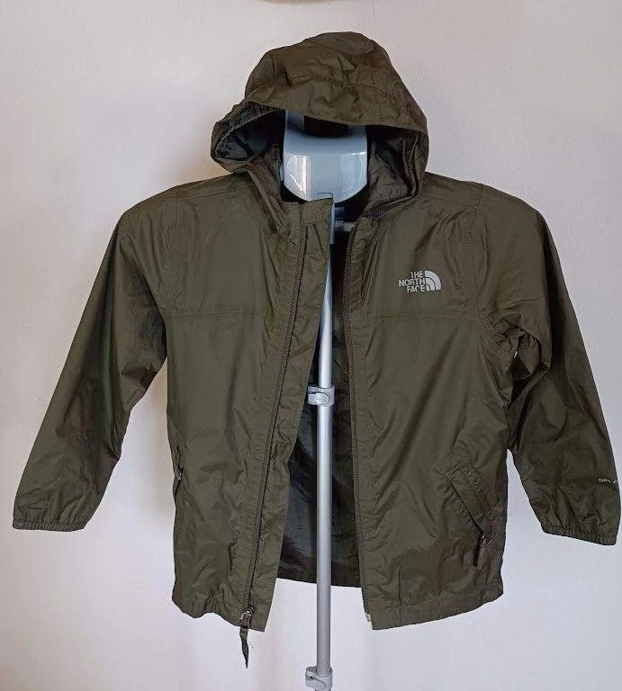 Chlapecká khaki větrovka, přibližně vel. 110–116 - The North Face