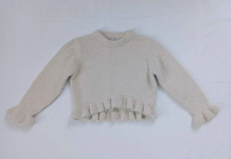 Dívčí chlupatý svetr, vel. 116 - River Island