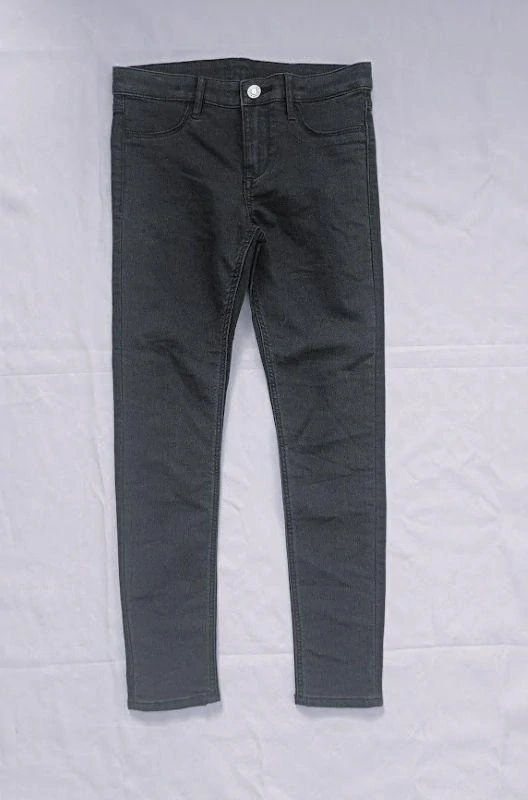 Černé dětské džíny skinny fit, vel. 140