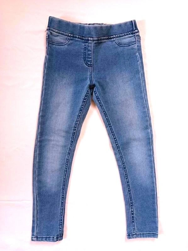 Dívčí elastické džíny – modré, velikost 7 let - Dunnes