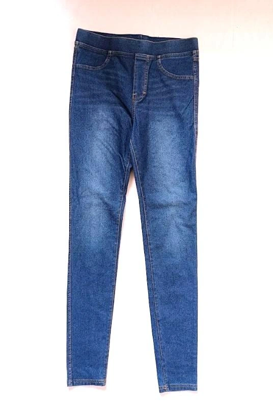 Dívčí jeggings – modré, velikost 146 - H&M