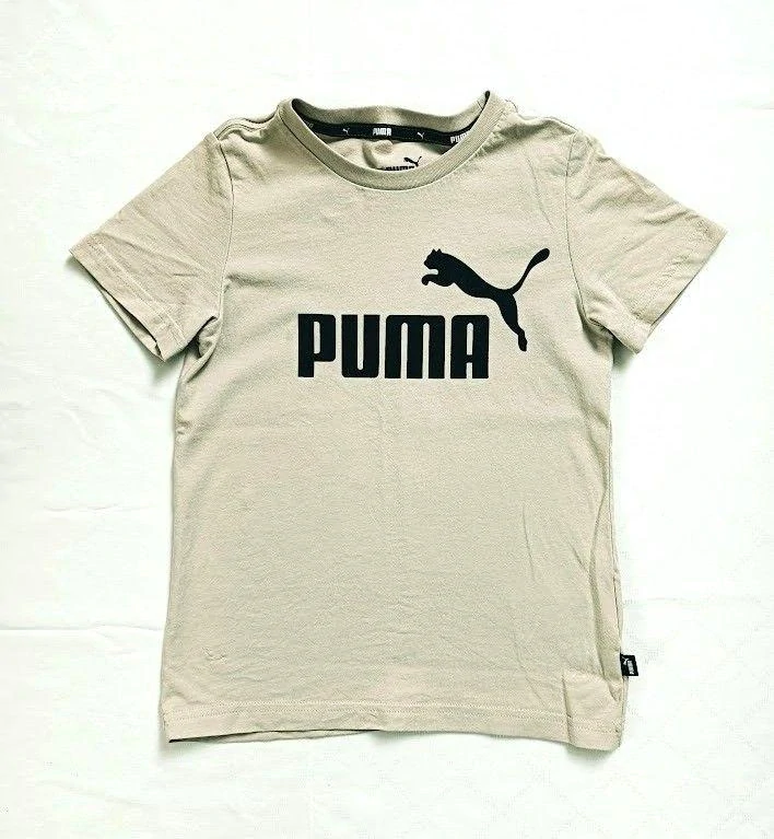 Chlapecké béžové triko s krátkým rukávem, vel. 128 - Puma