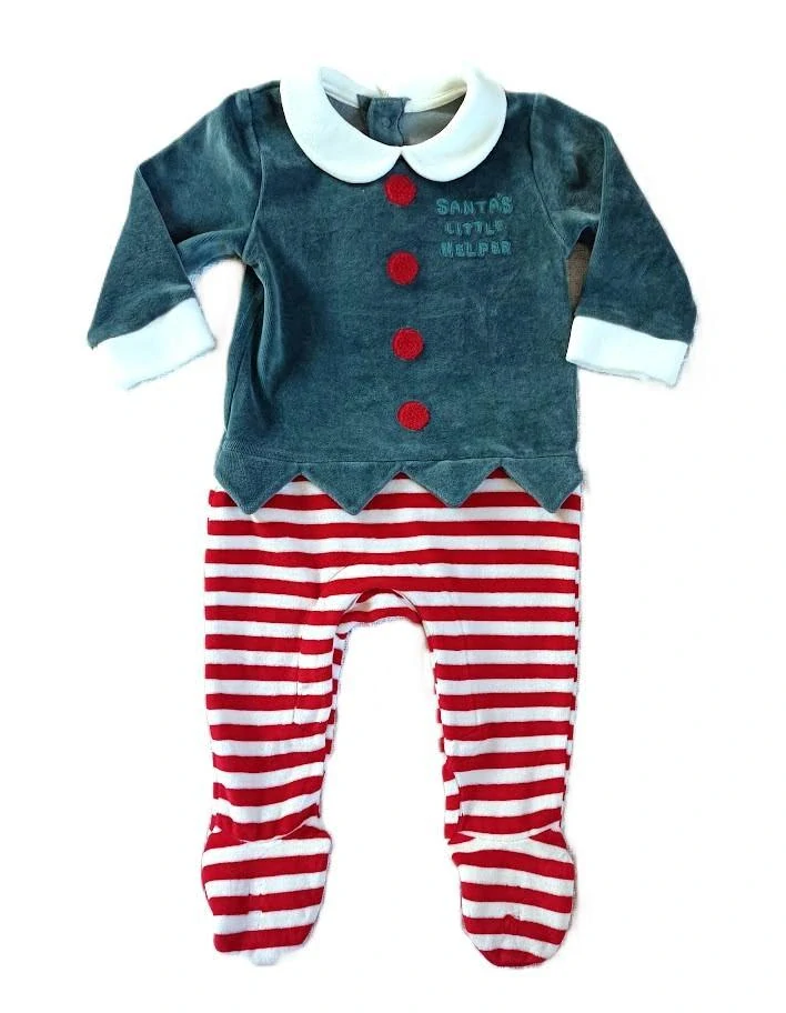 sametový vánoční obleček -zn. M&S