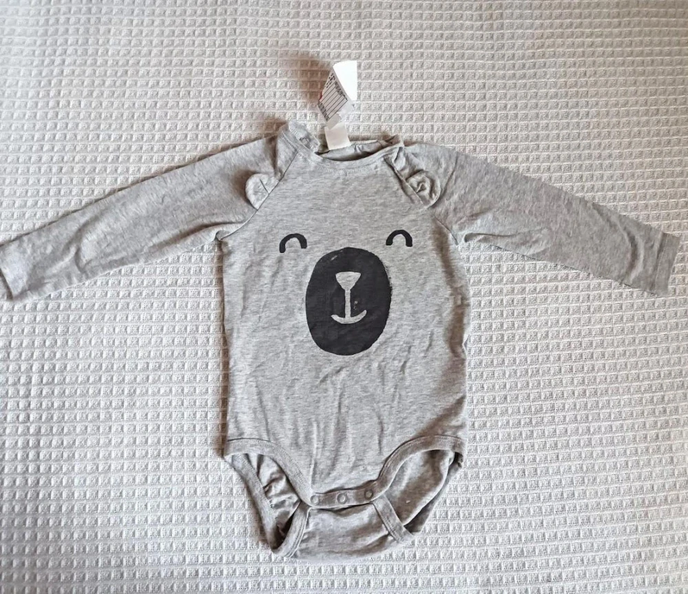 bavlněné body - medvěd - H&M