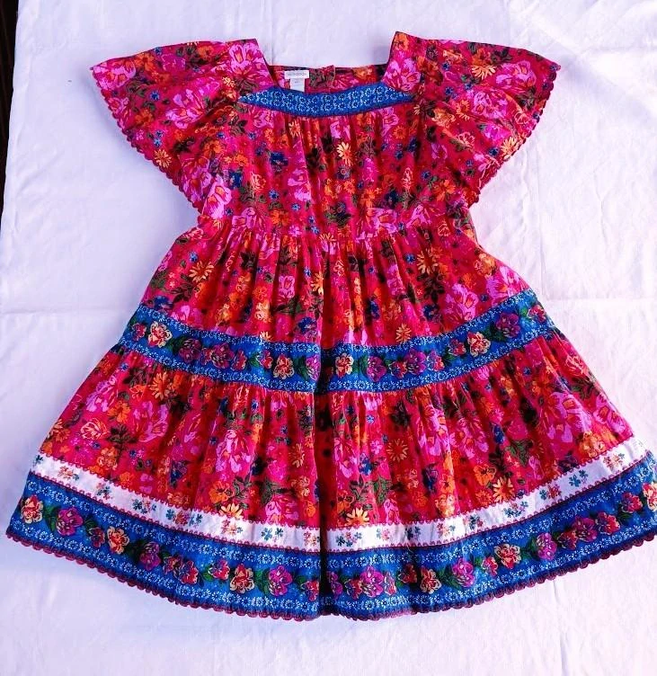 boho šaty s podšívkou - zn. Monsoon