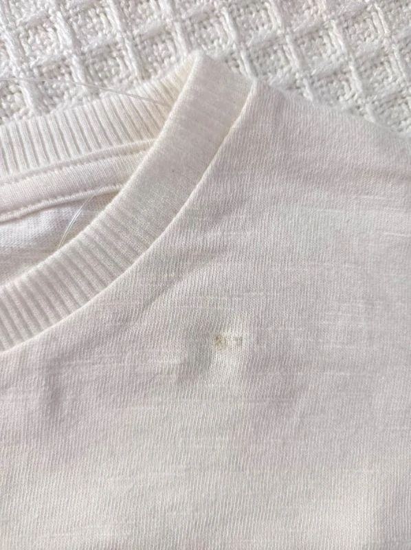 Smetanové bavlněné tričko s kočkou, vel. 122 - M&S