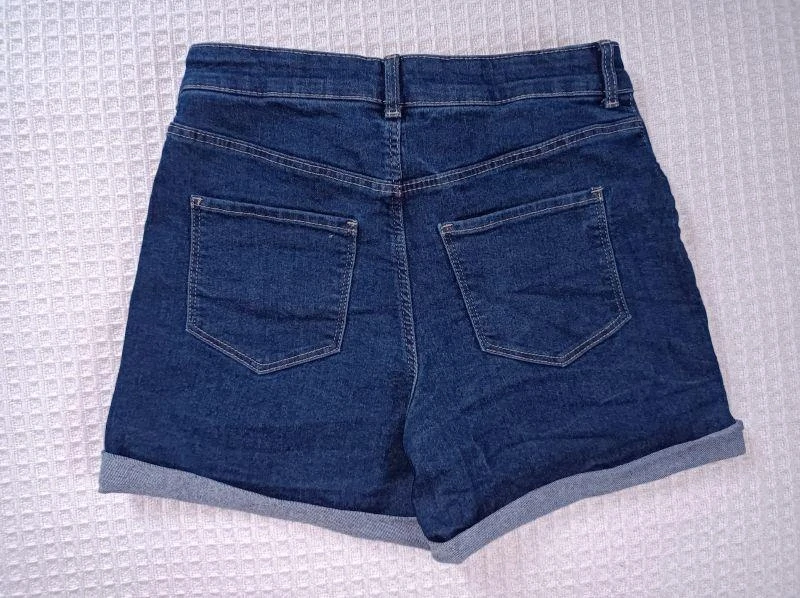Dívčí elastické džínové kraťasy modré, vel. 152