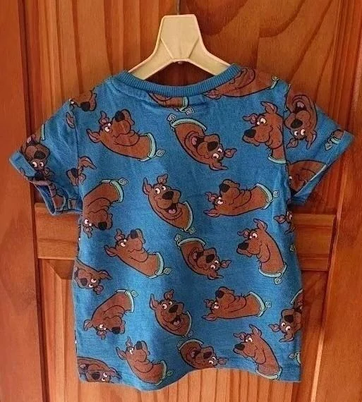 Chlapecké triko s celoplošným potiskem, vel. 80 - Scooby-Doo