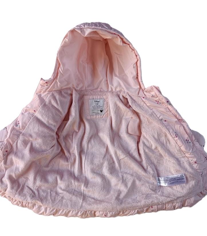 růžová zimní bunda s Bambim - Primark