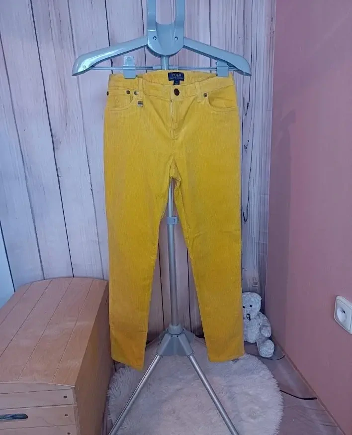 žluté manšestráky - Ralph Lauren