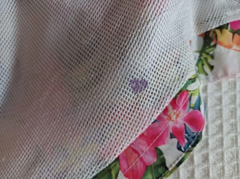 Dívčí větrovka parka 9–10 let – bílá s květy - Miss Evie