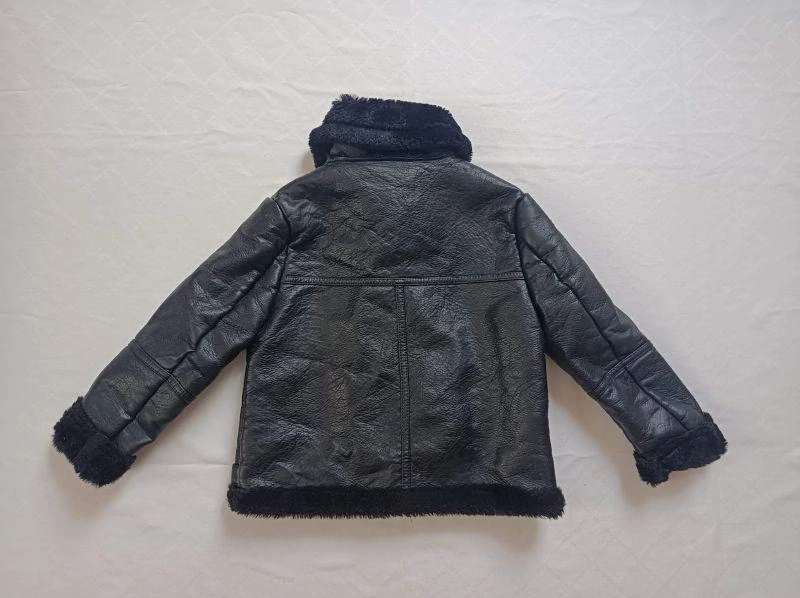 Dívčí bunda křivák s kožíškem – velikost 7 let - Girlswear