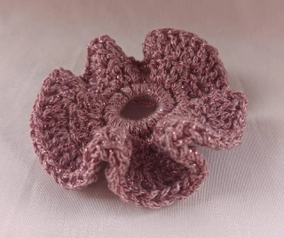 Scrunchie gumička do vlasů se třpytivou nitkou