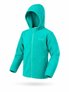 Dětská fleecová mikina – tmavě tyrkysová, 9–10 let - Mountain Warehouse