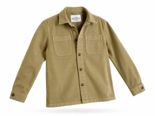 Dětská silná džínová košile – khaki, vel. 158 - M&S