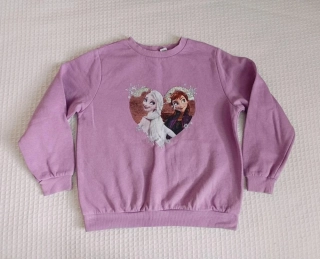 Dívčí mikina s Elsou a Annou – vel. 134/140 - H&M
