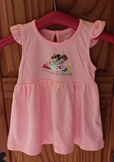 Letní dívčí šaty s Minnie, vel. 3–5 měsíců - Primark