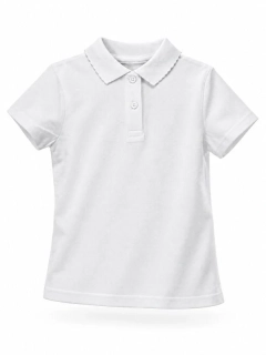 Dívčí bílé polo tričko, 5–6 let - F&F