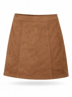 Dívčí semišová sukně, hnědá, vel. 152 - Primark