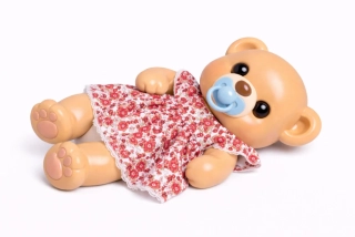 kytičkované bavlněné šaty - Babylove
