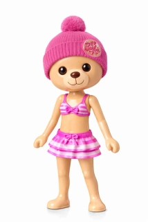 zimní čepice s bambulí - Barbie