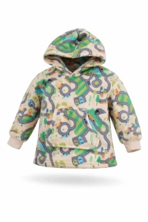 plyšová "televizní" mikina - zn. M&S