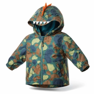 maskáčková větrovka s dinosauří kapucou - Next