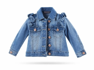 džínová bunda s kanýry - I love girlswear